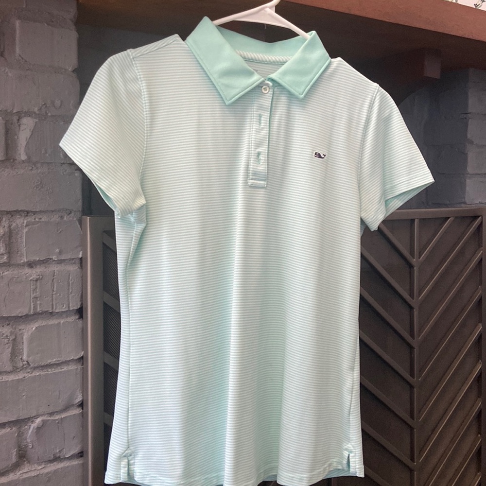 Vineyard Vines performance striped polo